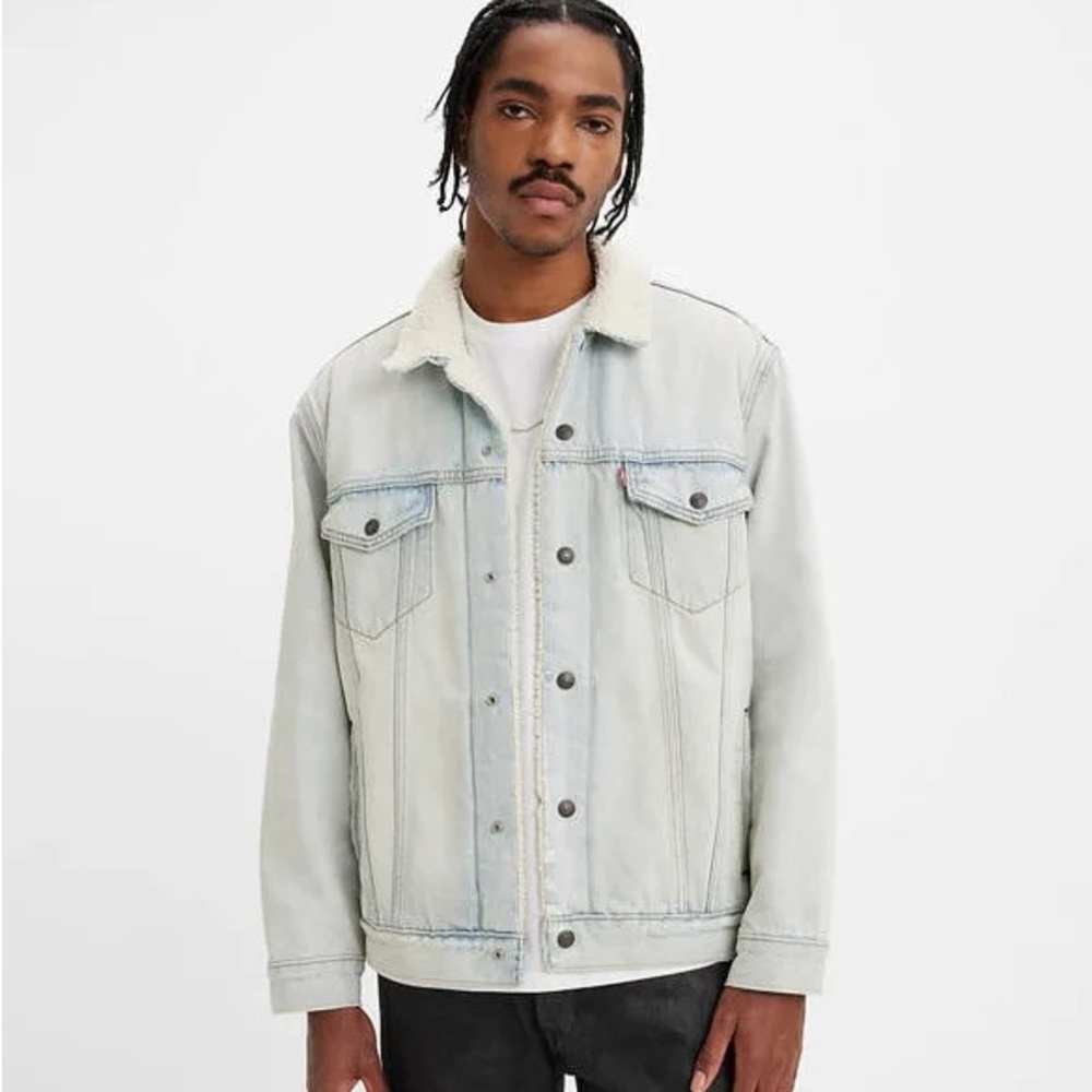Men’s Levi’s 90s Sherpa denim trucker jacket